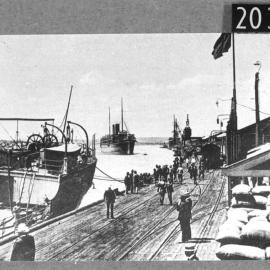 Arrival of English mail at Fremantle