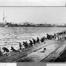 Fishermen at North Wharf