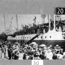 Departure of the first W A contingent of the AIF