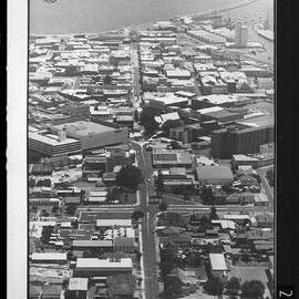 Aerial view of the city