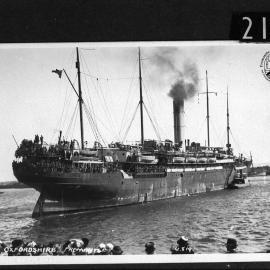 Arrival of the "Oxfordshire"