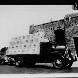 Daly Brothers truck outside the Weeties Factory