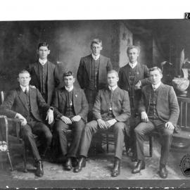 A group of young men