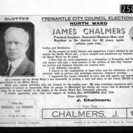 Election notice for James Chalmers