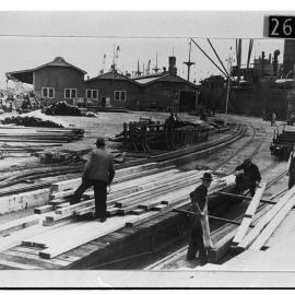 A repair job on Victoria Quay