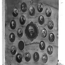 Certificate presented to Frank Rowe