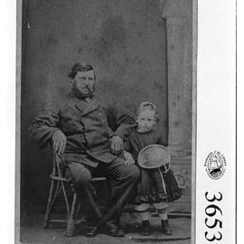 David James Storey and his daughter