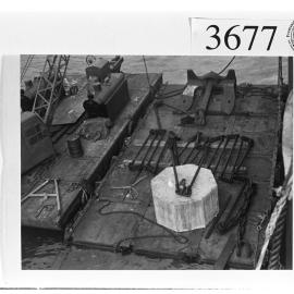 Equipment used for mooring submarines