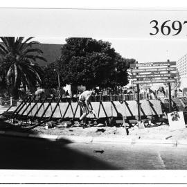 Building fountain in St John's Square