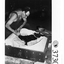 Casting the Paddy Hannan statue