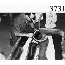 Casting the Paddy Hannan statue