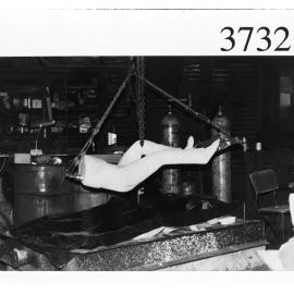 Casting the Paddy Hannan statue