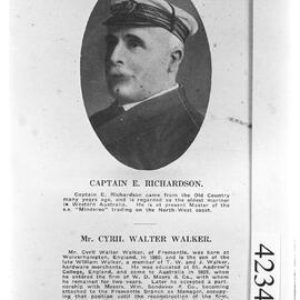 Captain E Richardson, 1863-1929