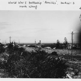 Battleship Ramillies at North Wharf