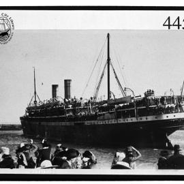 Arrival of the Konigin Luise