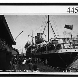 Arrival of the Konigin Luise