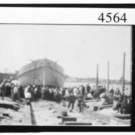 Aborted launch of the King Bay