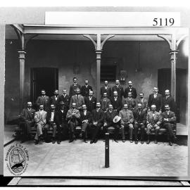 Group in the atrium of the Fremantle Town Hall