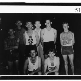 Group of athletes at Fremantle Oval