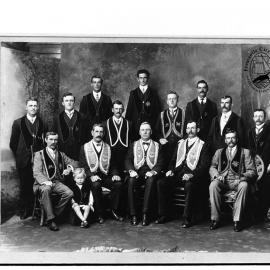 A group of Freemasons