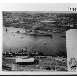 HMS Renown arriving in the harbour on 18th May 1927