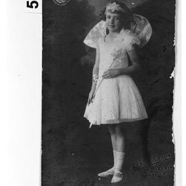 Mary Hogan in fancy dress