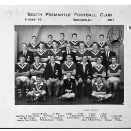 South Fremantle Football Club, under 16, Runners-up, 1957