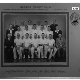 Lumpers' Cricket Club, Premiers Fremantle Districts Mercantile Cricket Assoc., Jubilee Year 1951