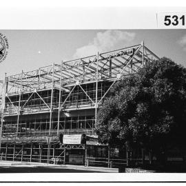 Construction of commercial building, Queen Street