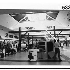 Interior view of Woolstores Shopping Centre