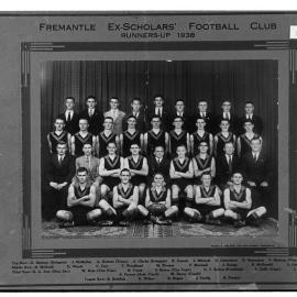 Fremantle Ex-Scholars Football Club Runners-up 1938