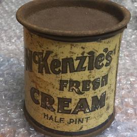 Fremantle History Centre - McKenzie's Fresh Cream Half Pint Tin