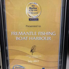 Framed Certificate – Fremantle Fishing Boat Harbour