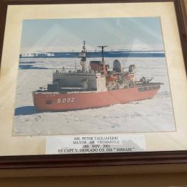 Japanese Ice Breaker Shirase framed photo