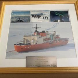 Japanese Ice Breaker Shirase framed photo