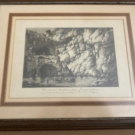 Sister City Framed Item - Italian coastal scene