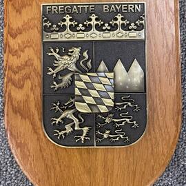 Fregate Bayern plaque - German Navy