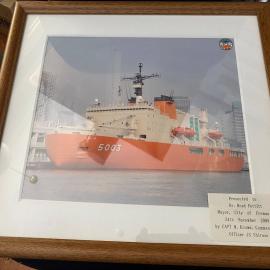 Japanese Ice Breaker Shirase framed photo