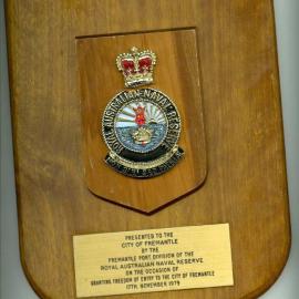 Royal Australian Naval Reserve Plaque