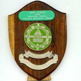 Sister City - Seberang Perai plaque