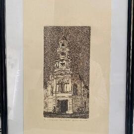 Framed Drawing - Fremantle Town Hall
