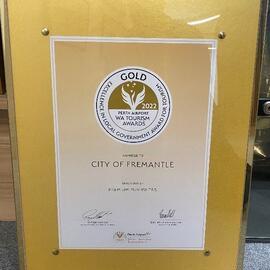Framed Item - WA Tourism Awards 2022