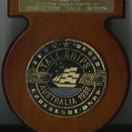 Tall Ships Plaque - Australia 1988