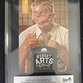 Framed Postcard - Fremantle Street Arts Festival 2012