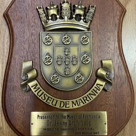 Sister City - Plaque - Museu De Marinha