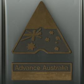 Plaque - Advance Australia Awards