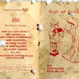 item 4 - The English Pierrots programme