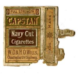 item 9 - Capstan cigarette packet