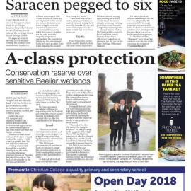 Fremantle Herald - Volume 29 No. 23 - Saturday June 9, 2018