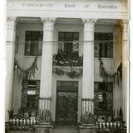 Flower Day. Fremantle. 1951. Commonwealth Bank of Australia Building